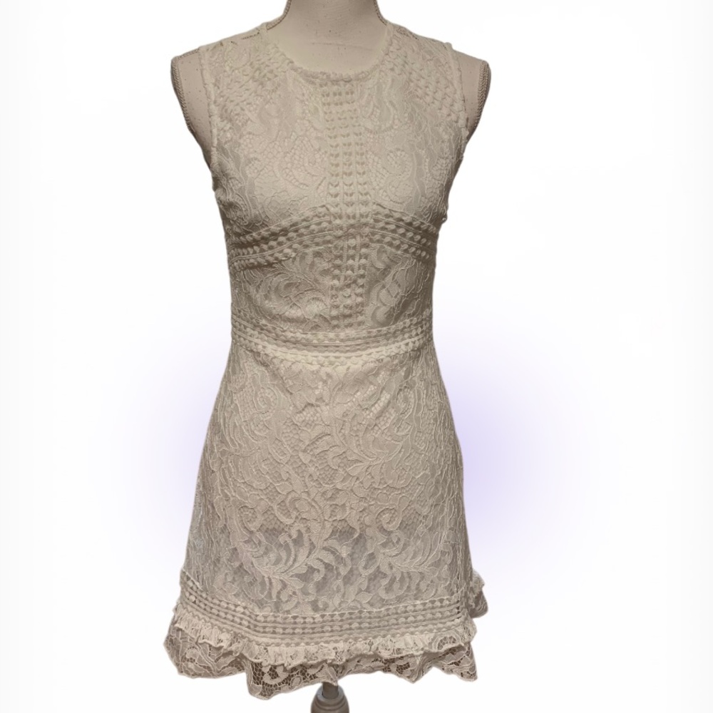 White Lace Dress size Small